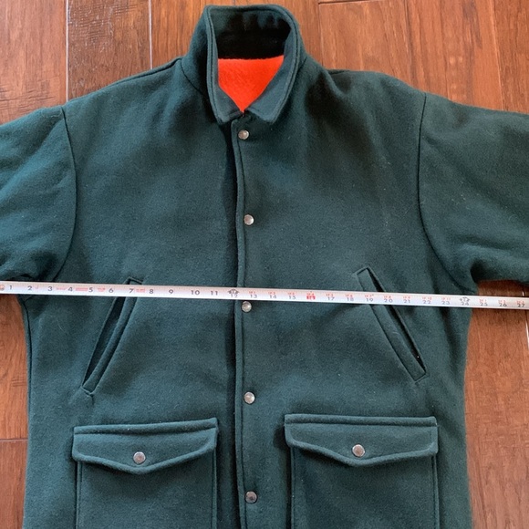 MEN’S CODET REVERSABLE GREEN/ORANGE HUNTING JACKET - Picture 5 of 7